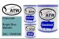 Preview: Chevrolet, Bright Blue Metallic, 24C / WA9346: 1L Lackdose + 1L Klarlack + 500ml Härter - Set, von ATW Autoteile West.